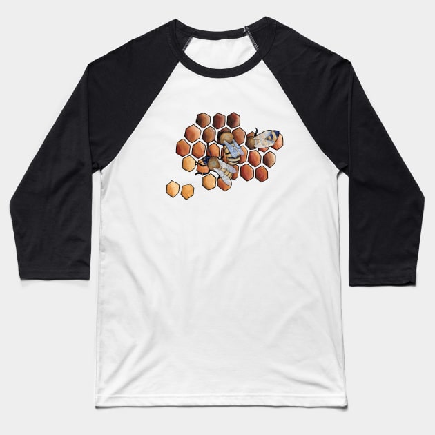 Honey Bees Baseball T-Shirt by Heather Dorsch Creations